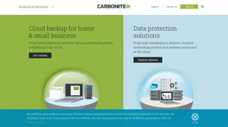 carbonite.com screenshot