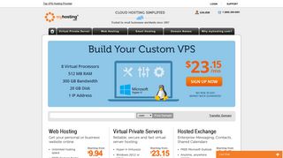 myhosting.com screenshot