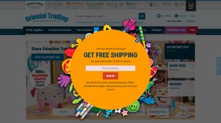orientaltrading.com screenshot