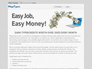megatypers.com screenshot
