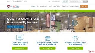 myus.com screenshot