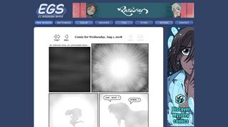 egscomics.com screenshot