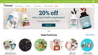 vitacost.com screenshot