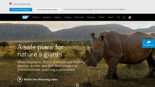 sap.com screenshot