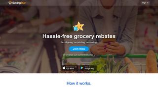 savingstar.com screenshot