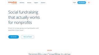crowdrise.com screenshot