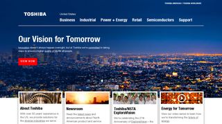 toshiba.com screenshot