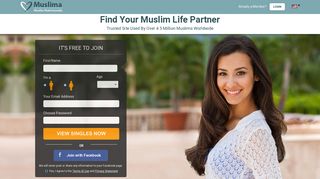 muslima.com screenshot