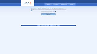 uppit.com screenshot