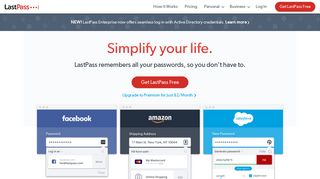 lastpass.com screenshot