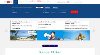 makemytrip.com screenshot