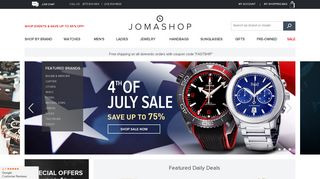 jomashop.com screenshot