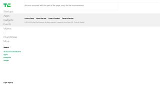 techcrunch.com screenshot