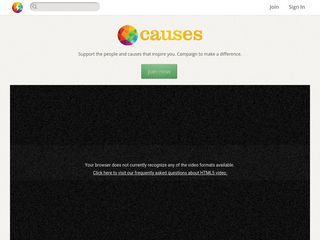 causes.com screenshot