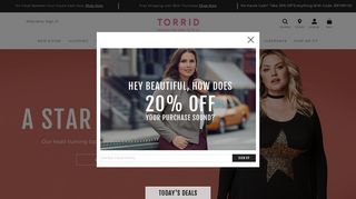 torrid.com screenshot