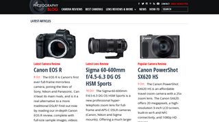 photographyblog.com screenshot