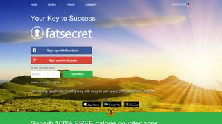 fatsecret.com screenshot