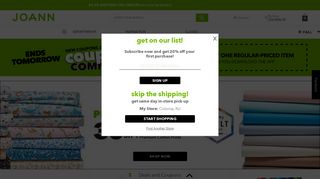 joann.com screenshot