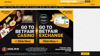 betfair.com screenshot