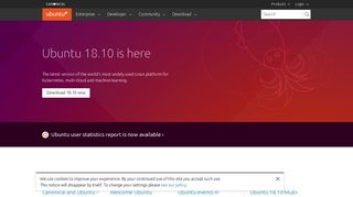 ubuntu.com screenshot