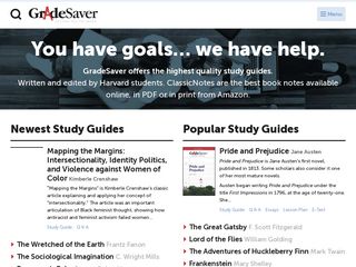 gradesaver.com screenshot