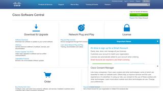 software.cisco.com screenshot