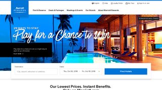 marriott.com screenshot