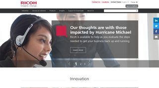 ricoh-usa.com screenshot