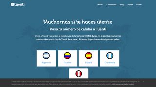 tuenti.com screenshot