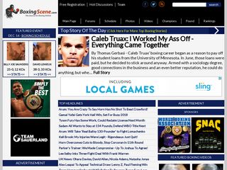boxingscene.com screenshot
