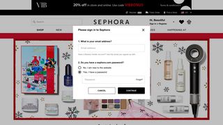 sephora.com screenshot