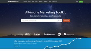 semrush.com screenshot