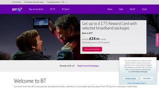 bt.com screenshot