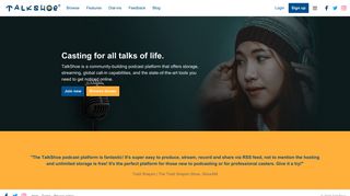 talkshoe.com screenshot