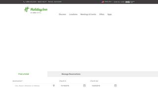 holidayinn.com screenshot