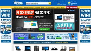 tigerdirect.com screenshot