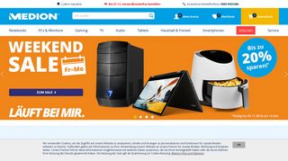 medion.com screenshot