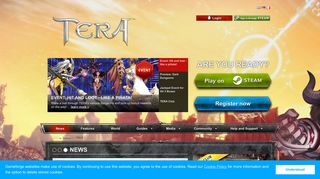 tera-europe.com screenshot