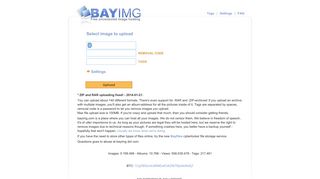 bayimg.com screenshot