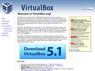 virtualbox.org screenshot