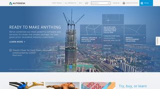 autodesk.com screenshot
