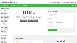 w3schools.com screenshot