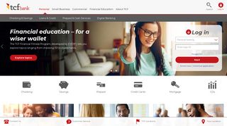 tcfbank.com screenshot