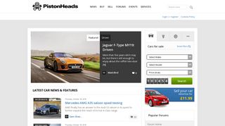 pistonheads.com screenshot