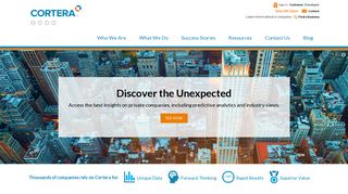 cortera.com screenshot