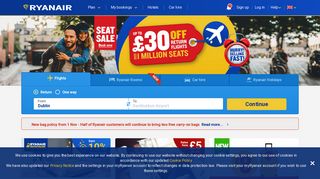 ryanair.com screenshot