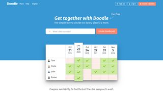 doodle.com screenshot