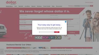 dollar.com screenshot