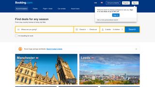 booking.com screenshot