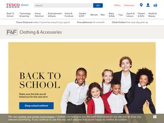 clothingattesco.com screenshot